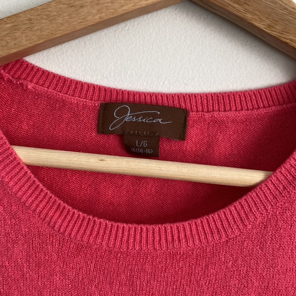 Pink Jessica sweater vest tank top - Picture 3 of 15